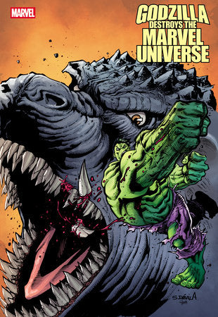 Godzilla Destroys The Marvel Universe #4 E Sergio Davila Fan Favorite Variant (10/15/2025) Marvel