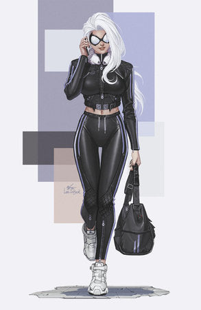 Black Cat #4 F 1:50 In-Hyuk Lee Street-Verse Virgin Variant (11/26/2025) Marvel - Golden Apple Comics