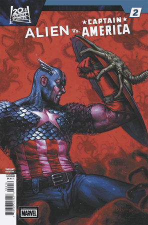 Alien Vs. Captain America #2 D 1:25 Davide Paratore Variant (12/17/2025) Marvel
