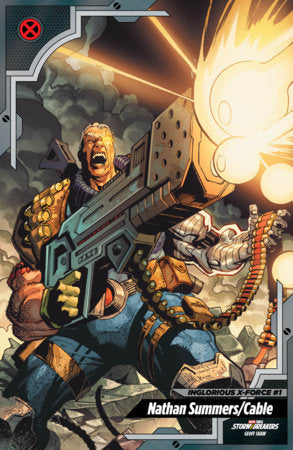 Inglorious X-Force #1 D Geoff Shaw X-Men Trading Card Variant (01/21/2026) Marvel - Golden Apple Comics
