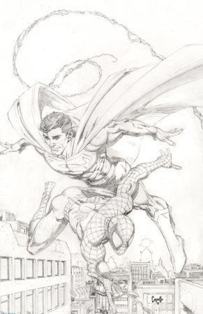 Marvel Dc Spider-Man Superman #1 Z 1:200 Greg Capullo Virgin Sketch Variant (04/15/2026) Marvel - Golden Apple Comics