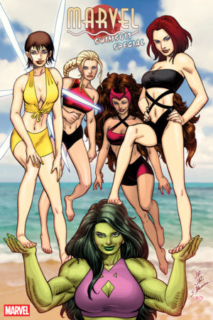 Marvel Swimsuit Special Brand New Beach Day #1 G 1:25 John Romita Jr. Variant (07/01/2026) Marvel - Golden Apple Comics