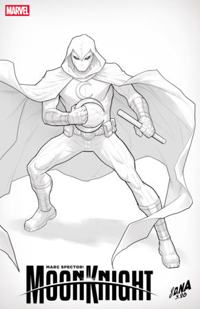 Marc Spector Moon Knight #3 C David Nakayama Color Block White Variant (04/22/2026) Marvel - Golden Apple Comics