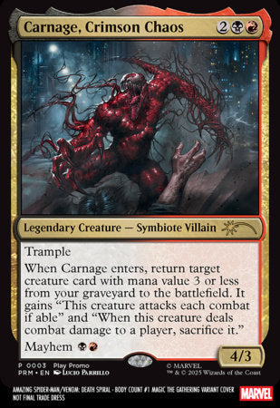 Amazing Spider-Man Venom Death Spiral Body Count #1 B Lucio Parrillo Magic The Gathering Variant [ (05/13/2026) Marvel - Golden Apple Comics
