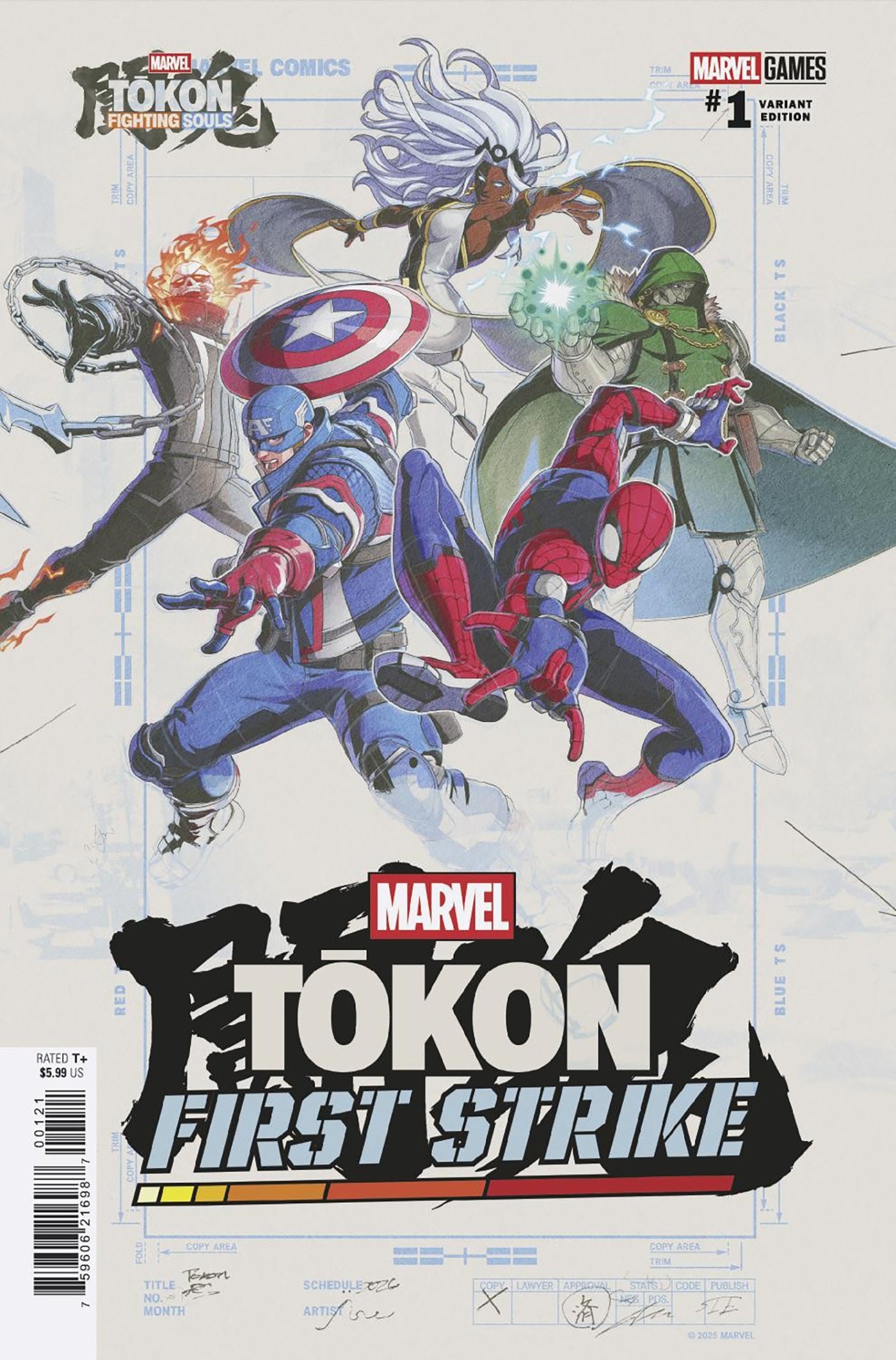 Marvel Tokon First Strike #1 B Marvel Tokon Fighting Souls (08/05/2026) Marvel