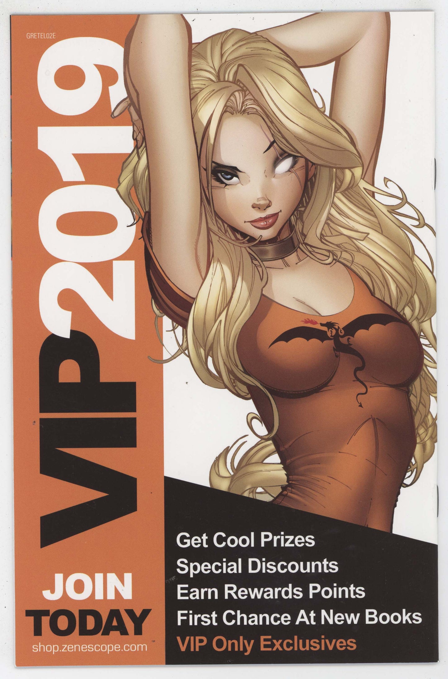 Gretel 2 Zenescope 2019 VF Elias Chatzoudis Motor City Kiss Cosplay Variant GGA - Golden Apple Comics