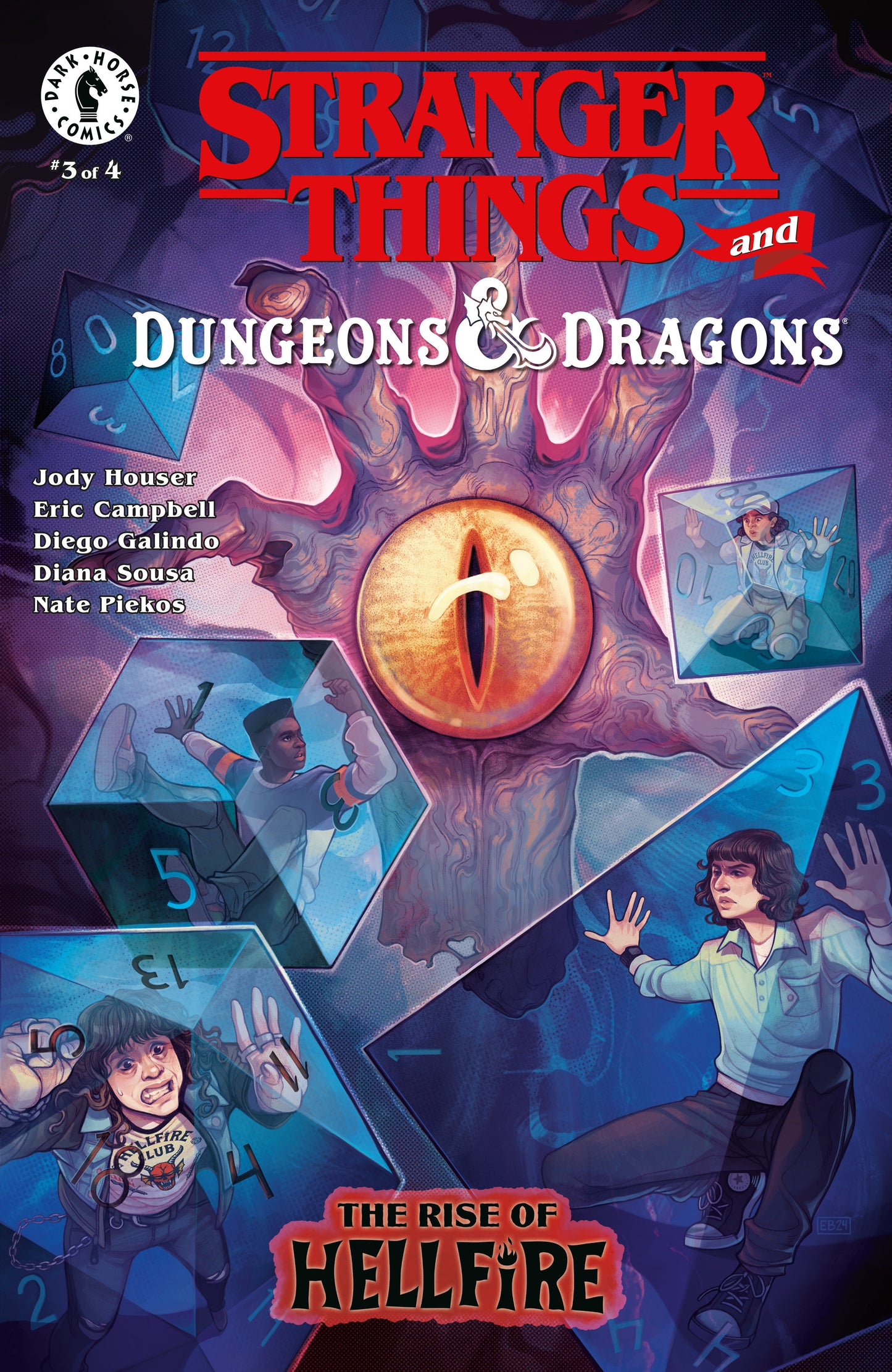 Stranger Things And Dungeons & Dragons The Rise Of Hellfire #3 B Elizabeth Beals (05/28/2025) Dark Horse