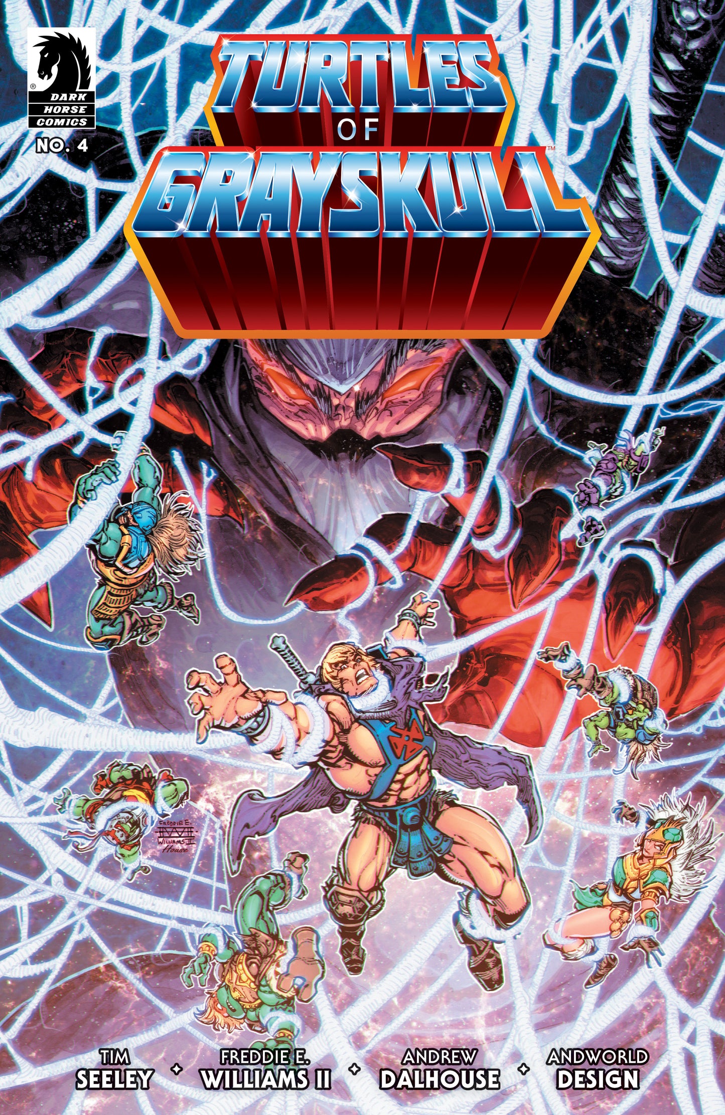 Masters Of The Universe Teenage Mutant Ninja Turtles Turtles Of Grayskull #4 A Freddie E. Williams Ii Variant (04/23/2025) Dark Horse