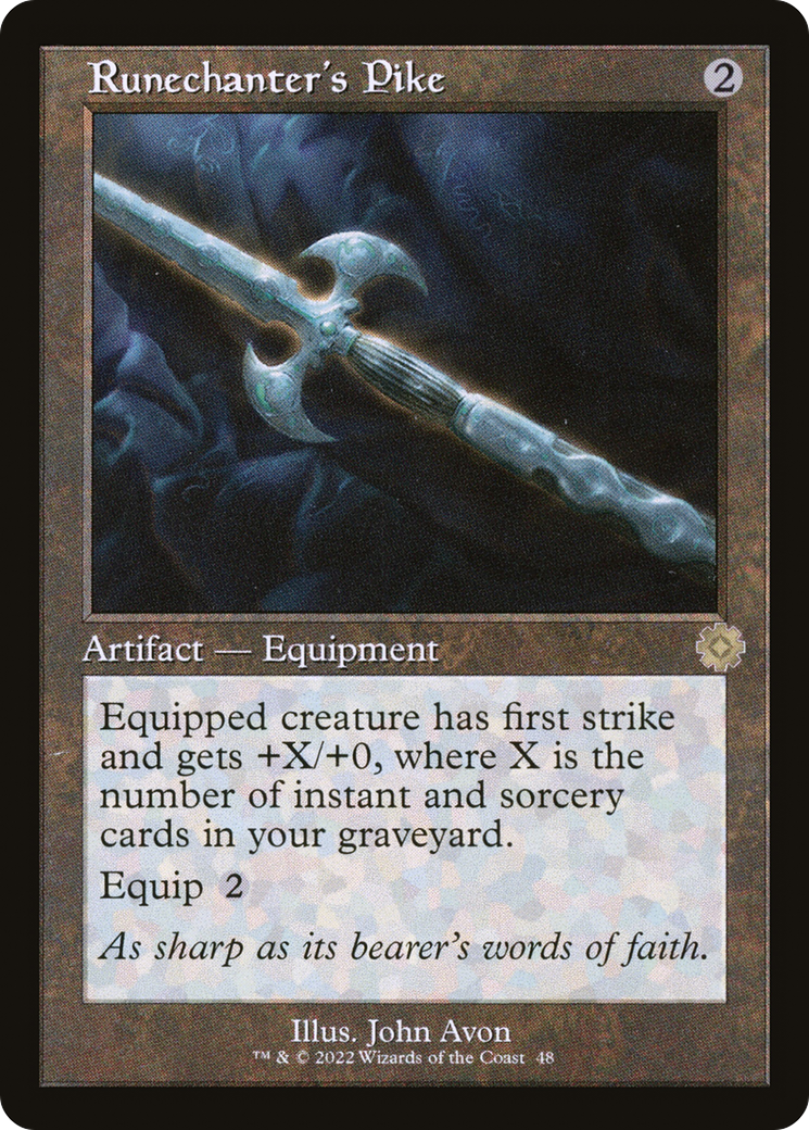 Runechanter's Pike (BRR-048) - The Brothers' War Retro Artifacts