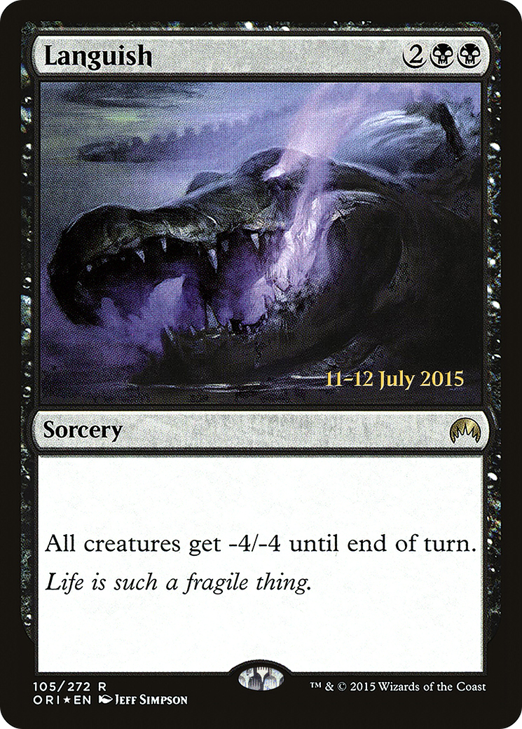 Languish (PRE-105S) - Magic Origins Promos Foil