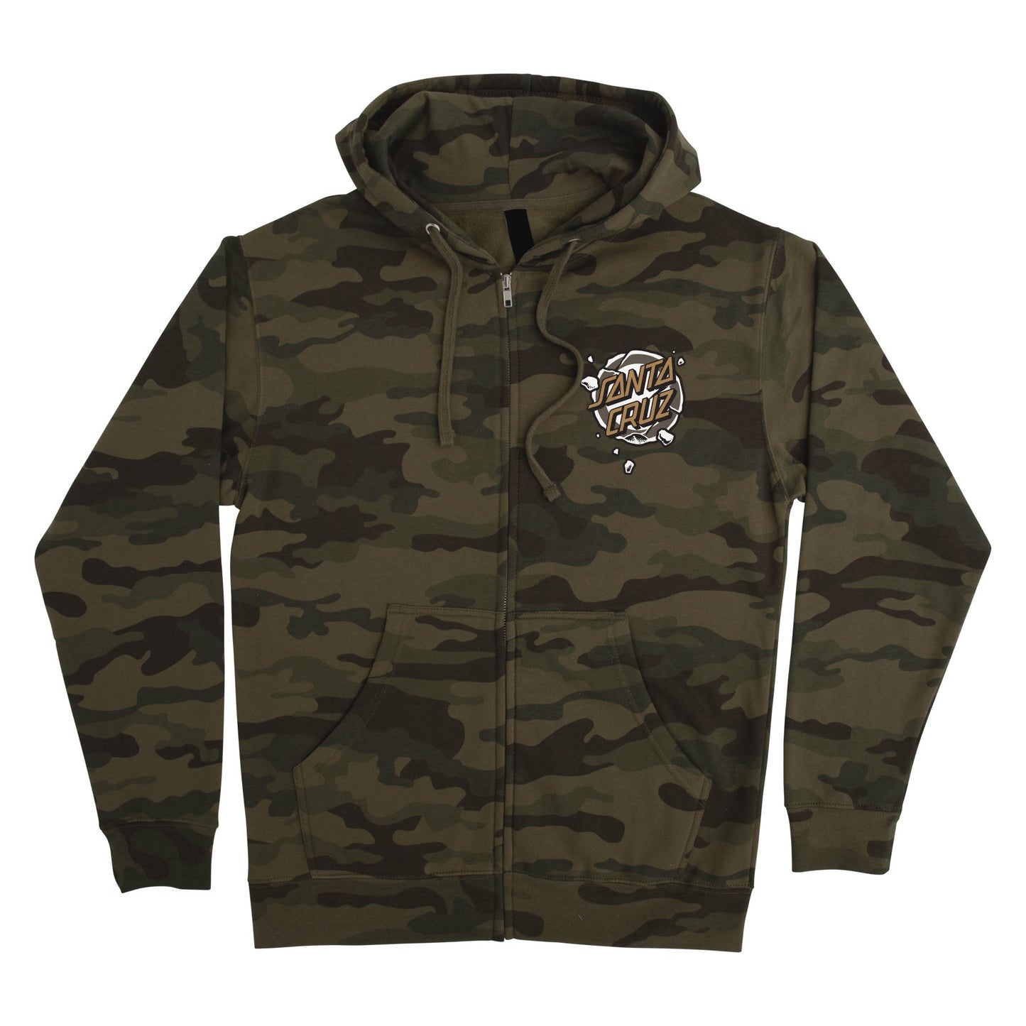 SANTA CRUZ ROSKOPP DESTRUCT DOT ZIP-UP SWEATSHIRT