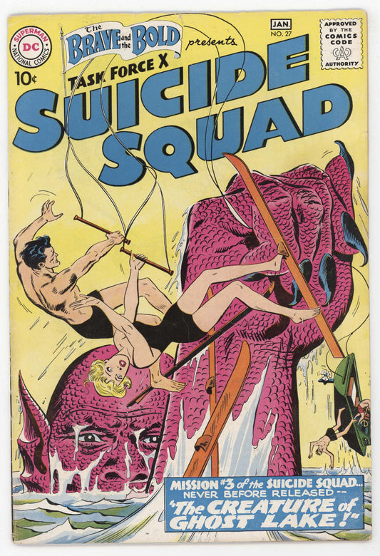 Brave And The Bold 27 DC 1960 VG FN Ross Andru Suicide Squad Bikini Swimsuit GGA