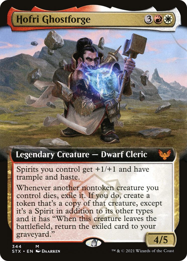 Hofri Ghostforge (STX-344) - Strixhaven: School of Mages: (Extended Art)