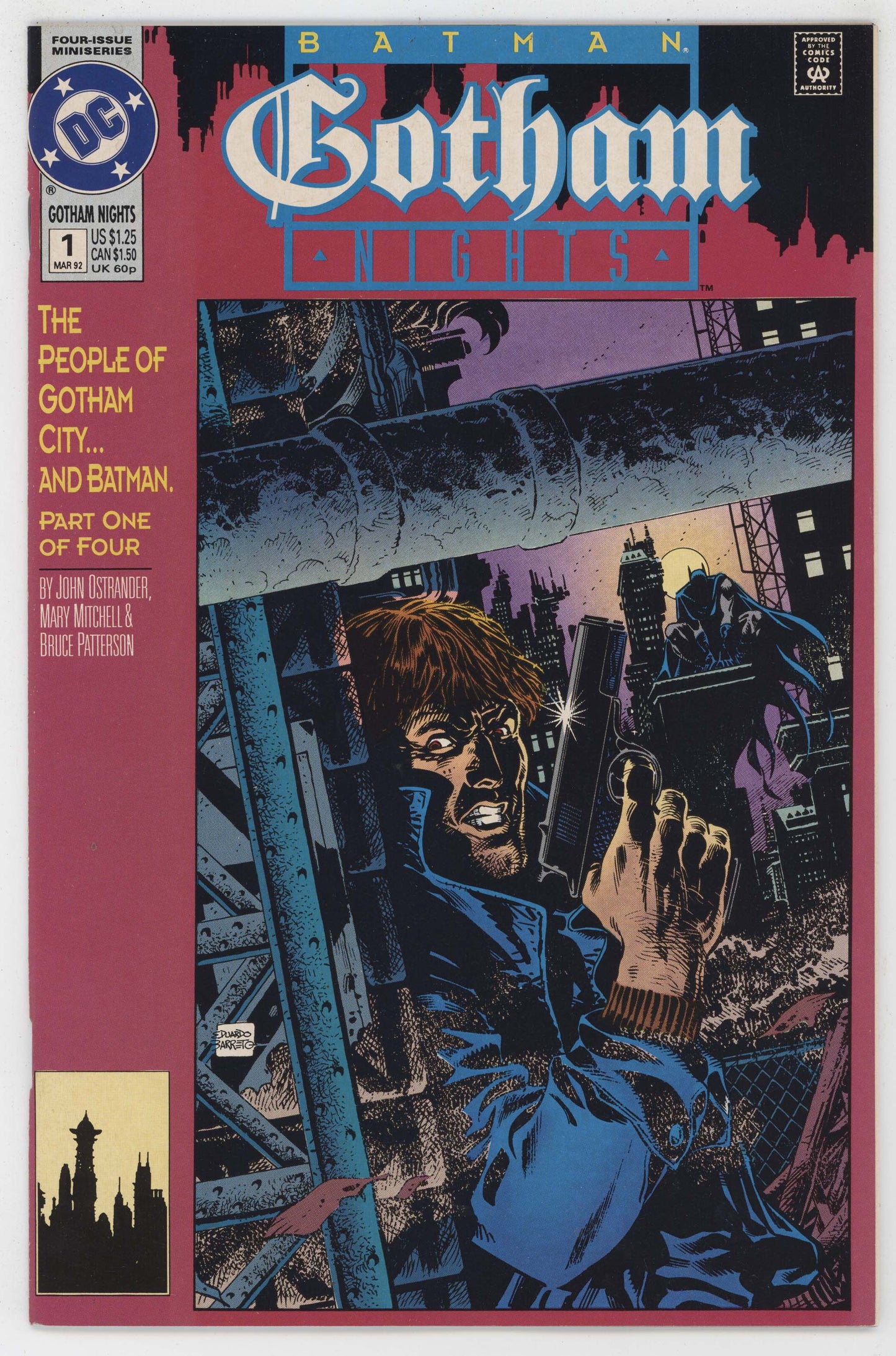 Batman Gotham Nights 1 DC 1992 NM Eduardo Barreto - Golden Apple Comics