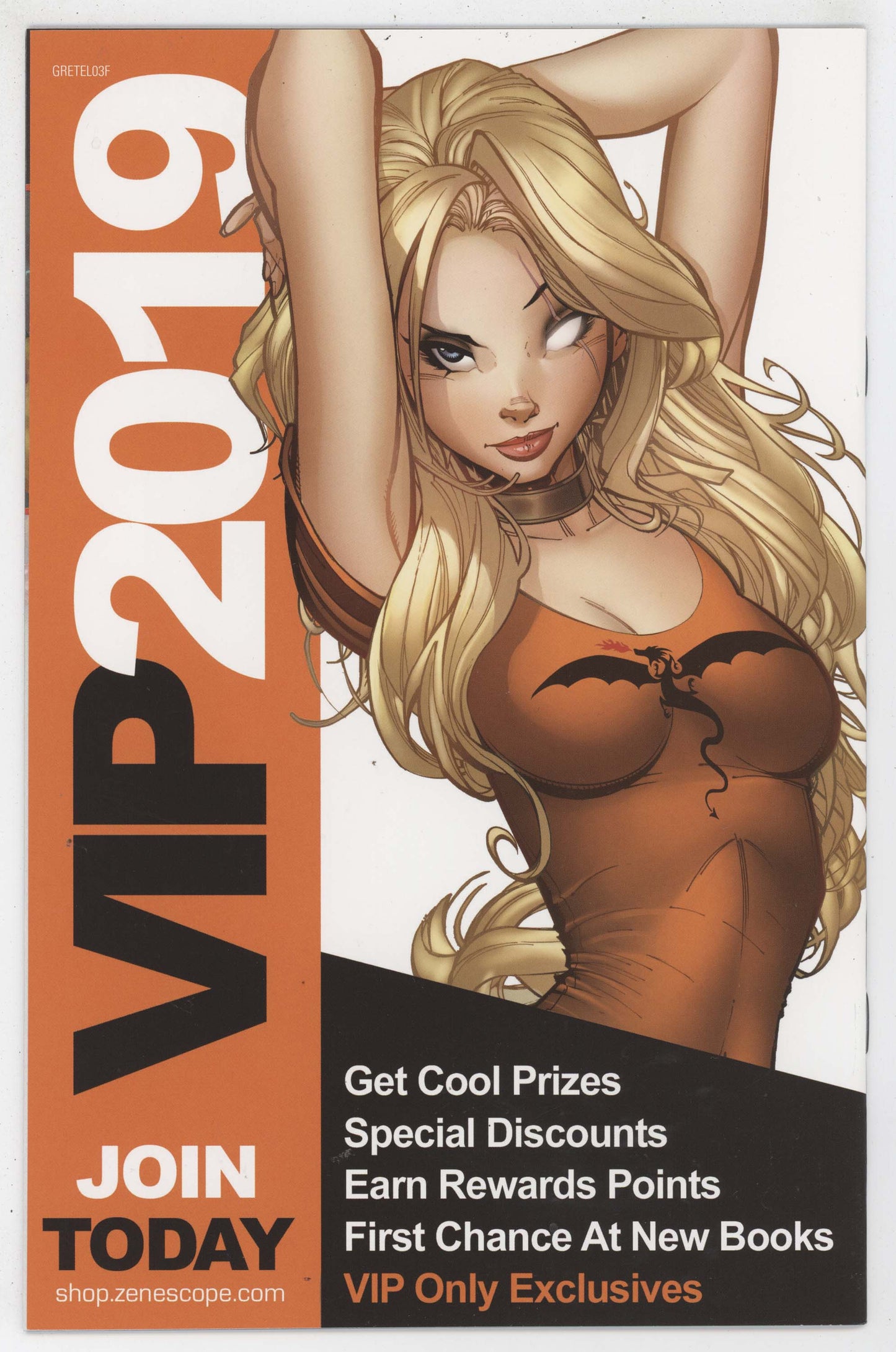 Gretel 3 Zenescope 2019 NM- 9.2 Michael Dooney South Park Cosplay Variant GGA - Golden Apple Comics