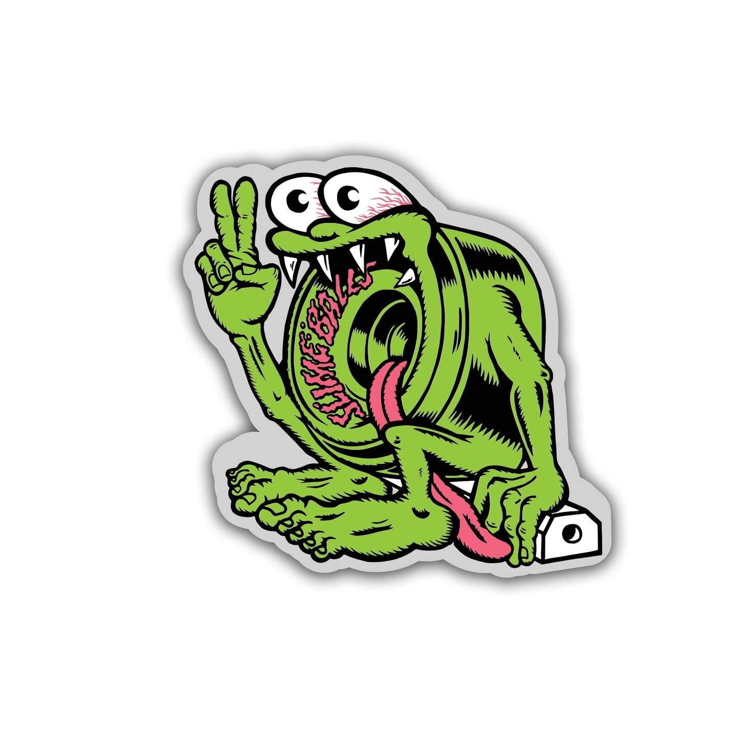 Slimeballs Curb Creature Sticker