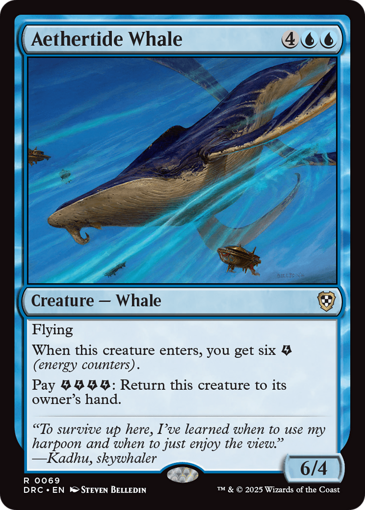 Aethertide Whale (DRC-069) - Commander: Aetherdrift