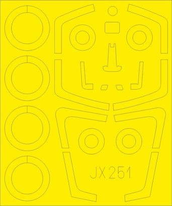 Eduard JX251 1/32 Mask Aircraft- Mirage 2000C for KTY