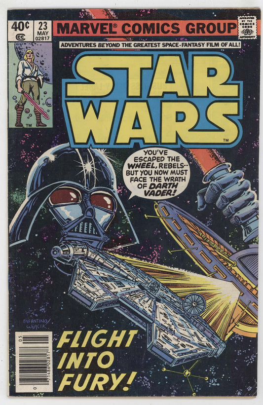 Star Wars 23 Marvel 1979 VG Darth Vader Millennium Falcon Carmine Infantino