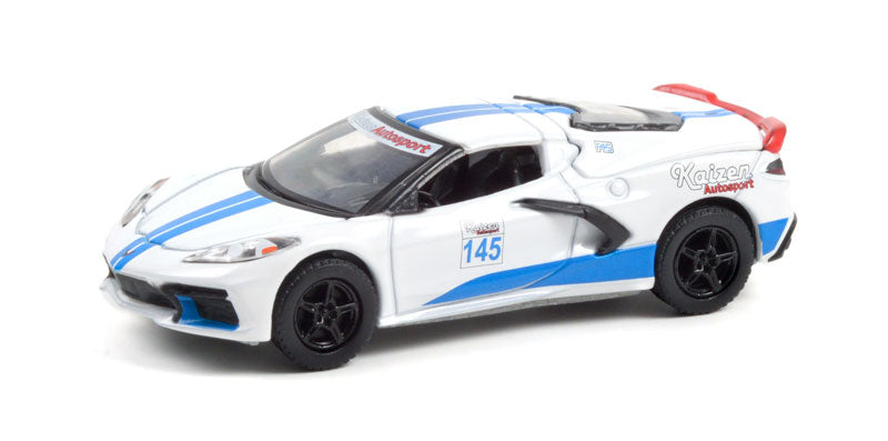 Greenlight 13300-E 1/64 Scale #145 Track Battle - 2020 Chevrolet Corvette C8 - Golden Apple Comics