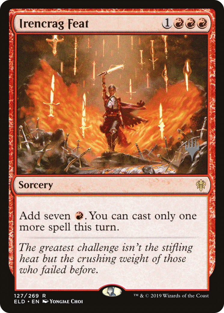 Irencrag Feat (PPELD-127P) - Throne of Eldraine Promos