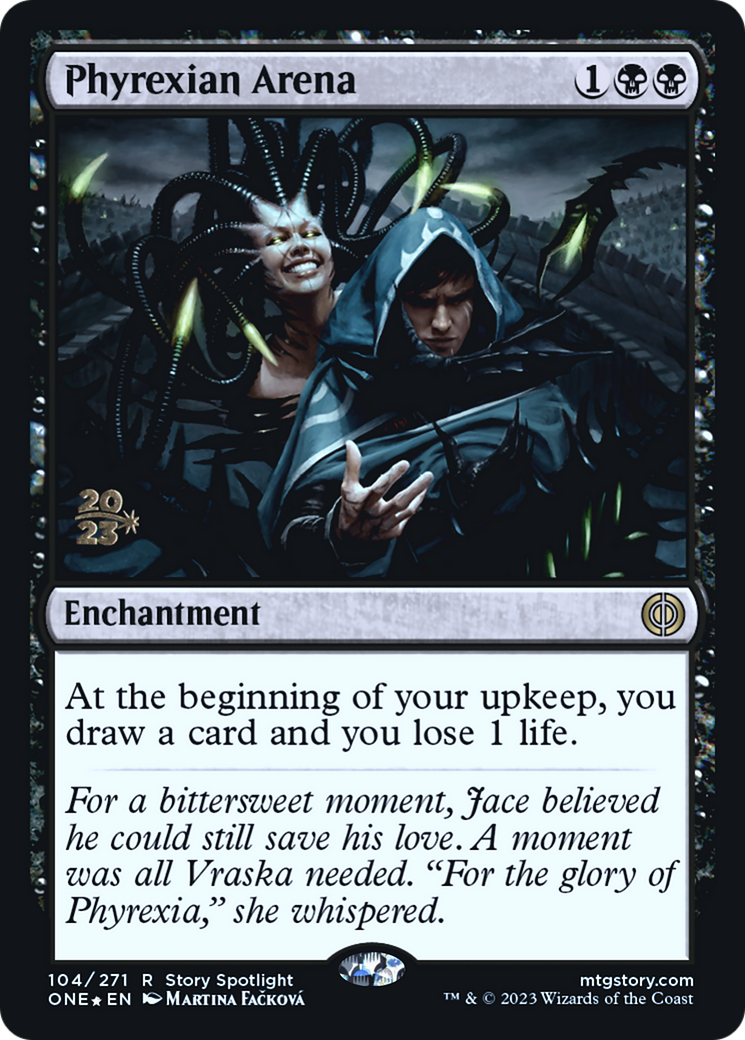 Phyrexian Arena (PRE-104S) - Phyrexia: All Will Be One Promos Foil