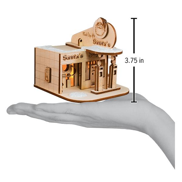 Santa's Sleigh Station Ornament