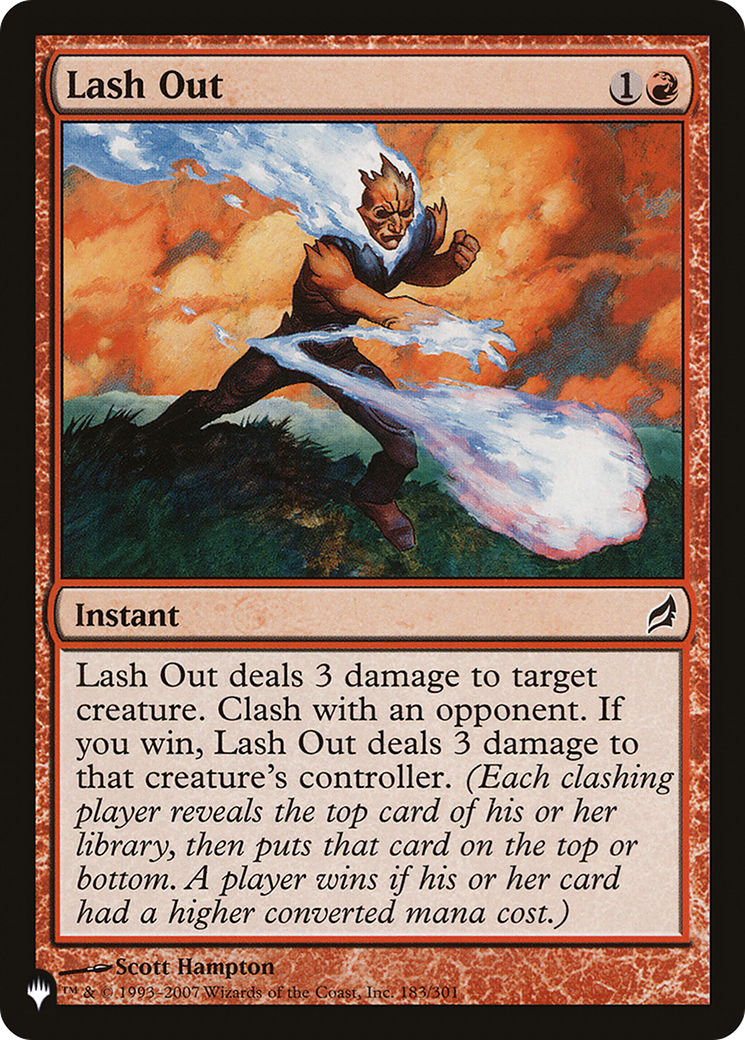 Lash Out (LIST-LRW-183) - The List