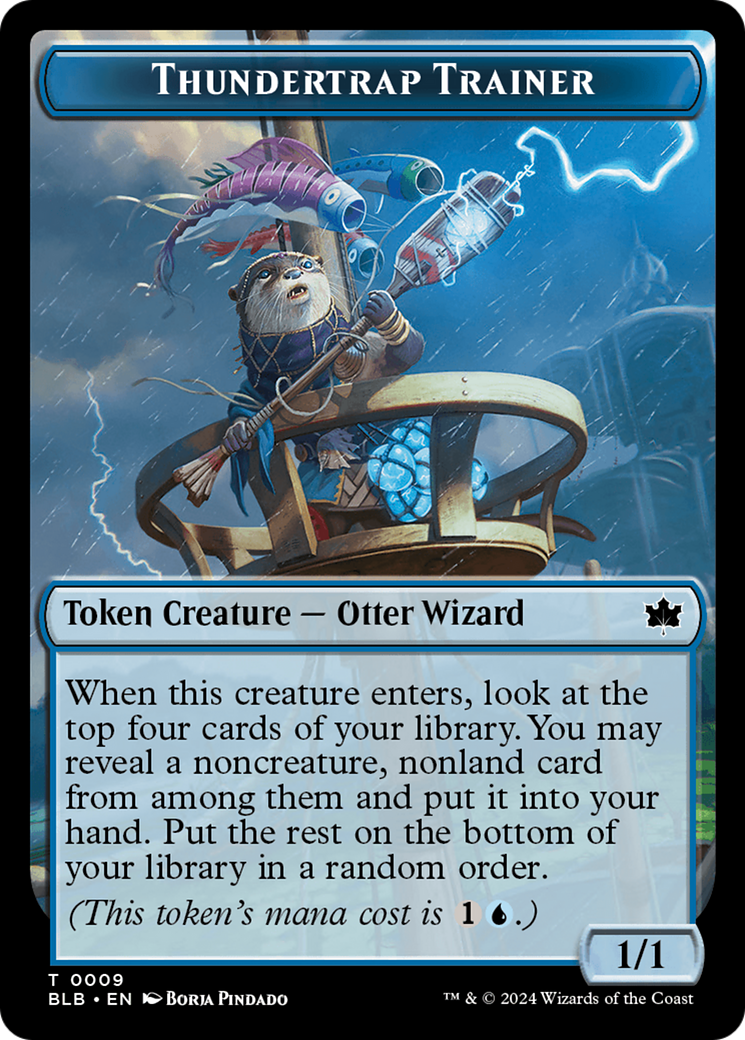 Thundertrap Trainer (BLB-009) - Bloomburrow Tokens