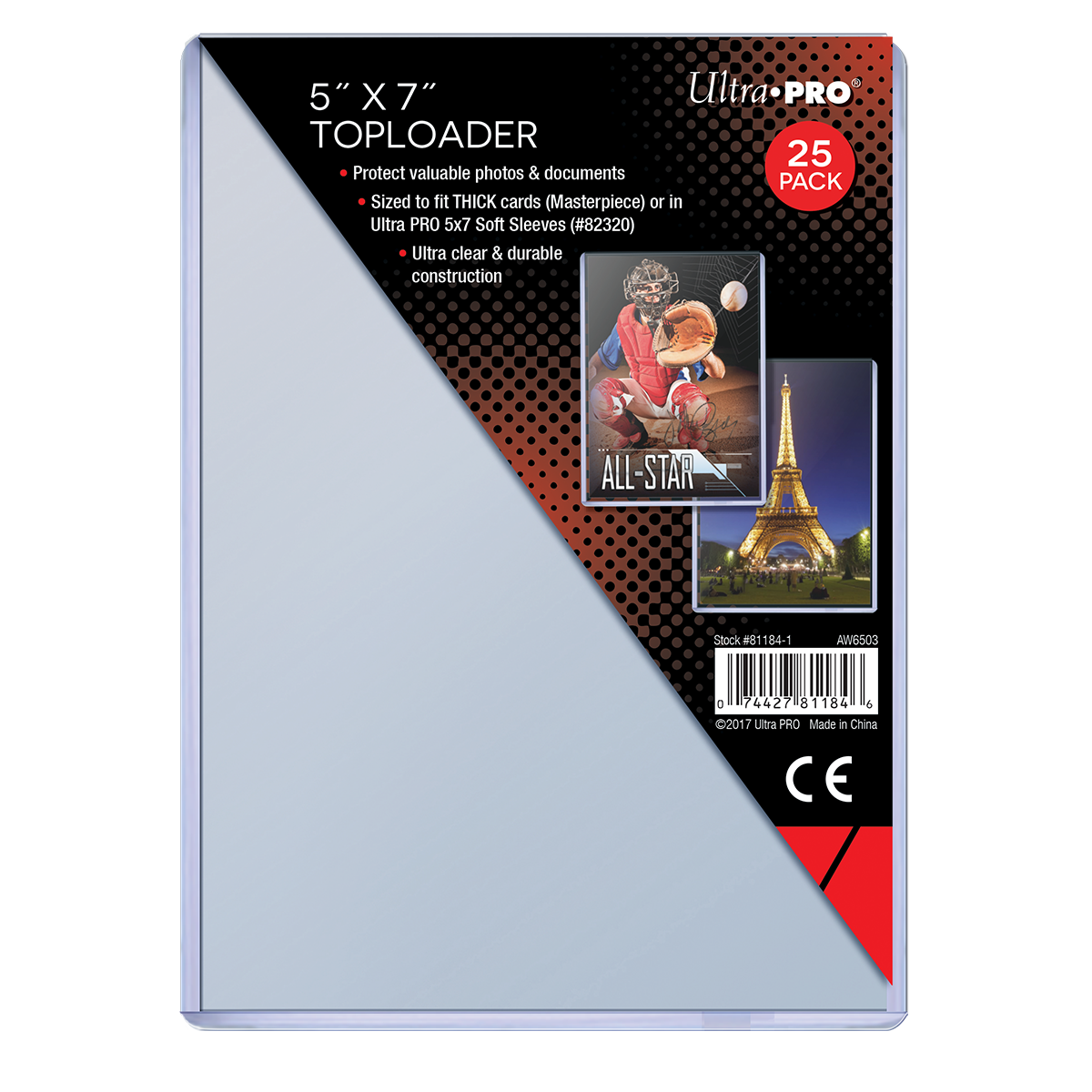5" x 7" TOPLOADER® Sleeves (25ct)