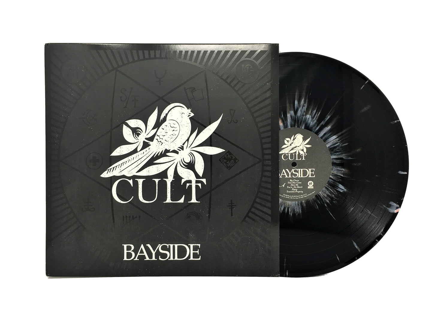 Bayside - Cult (Limited Edition Black with White/Pale Pink Splatter Colored Vinyl)