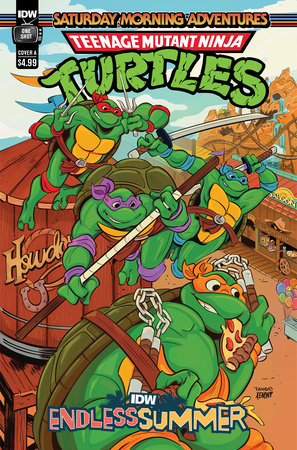 Idw Endless Summer Teenage Mutant Ninja Turtles Tmnt Saturday Morning Adv A Tango (08/30/2023) Idw - Golden Apple Comics