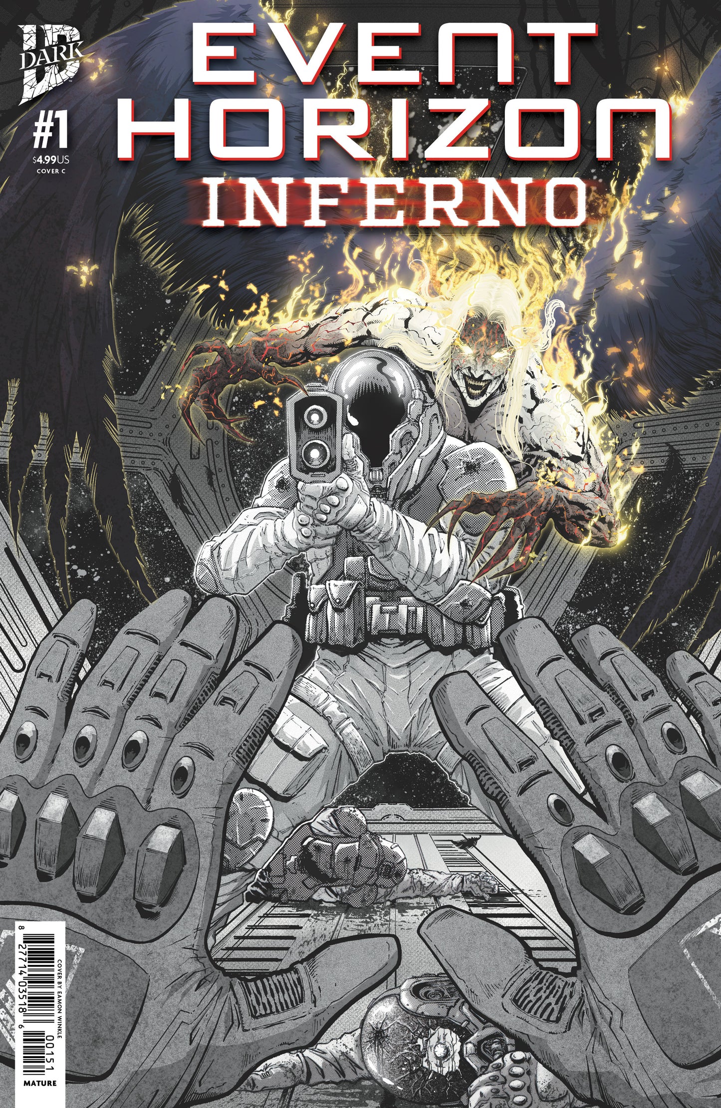Event Horizon Inferno #1 A1 Cover Set Of 5 1:15 1:25 (04/22/2026) Idw