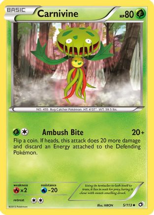 Carnivine 005/113 - Legendary Treasures Reverse Holofoil