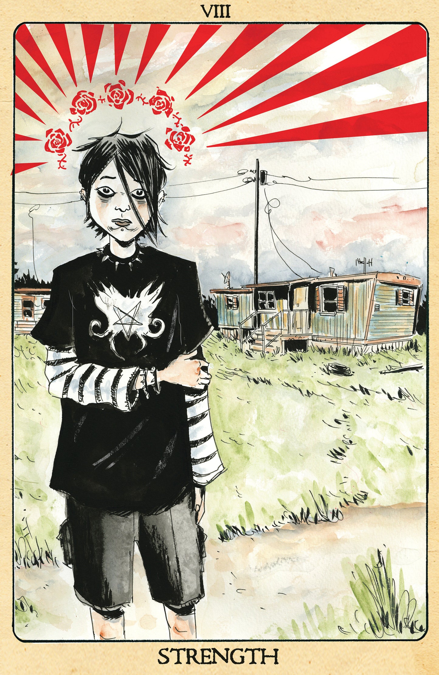 Minor Arcana #8 D 1:10 Jeff Lemire Tarot Card Variant (06/25/2025) Boom
