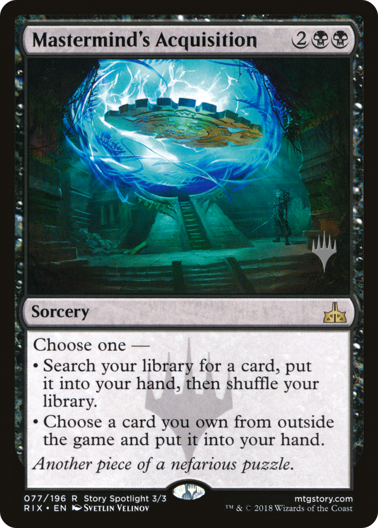 Mastermind's Acquisition (PPM20-77P) - Rivals of Ixalan Promos