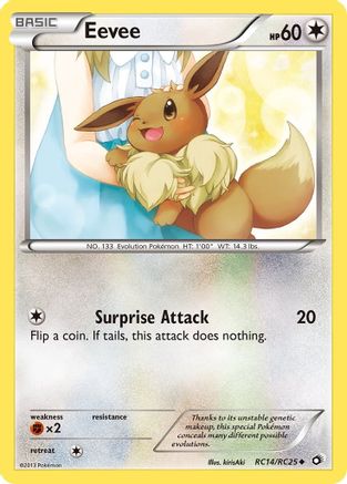 Eevee RC14/RC25 - Legendary Treasures Radiant Collection Holofoil