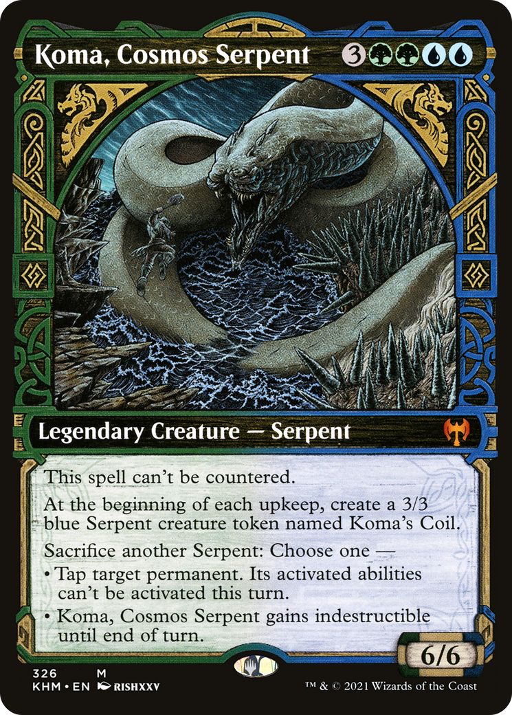 Koma, Cosmos Serpent (KHM-326) - Kaldheim: (Showcase)
