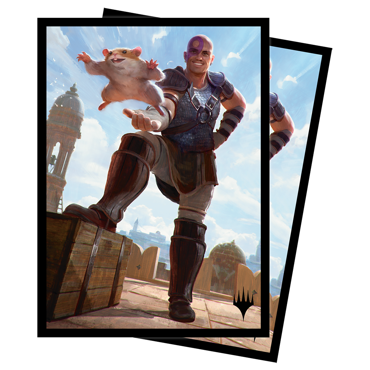 Ultra PRO: Standard 100ct Sleeves - Commander Legends Battle for Baldur's Gate (Minsc & Boo, Timeless Heroes)