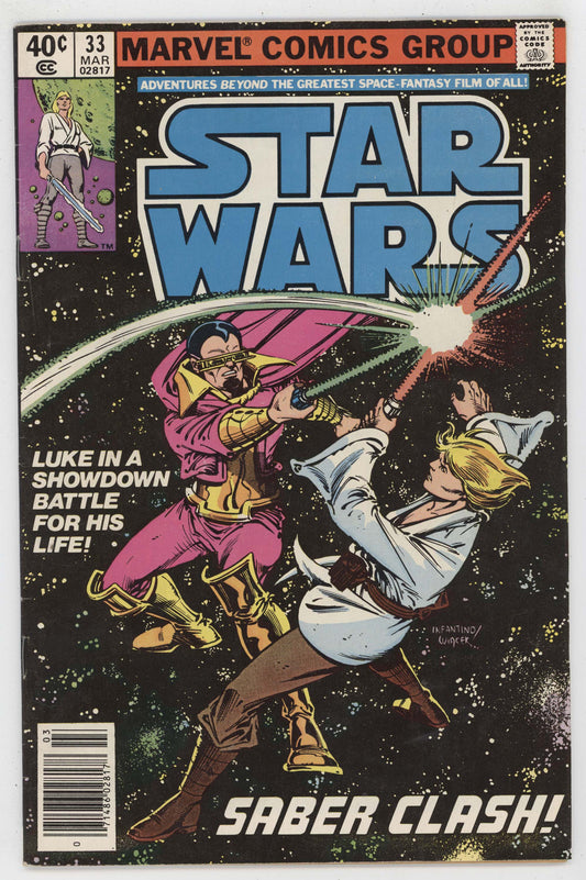Star Wars 33 Marvel 1980 VG FN Luke Skywalker Han Solo Carmine Infantino