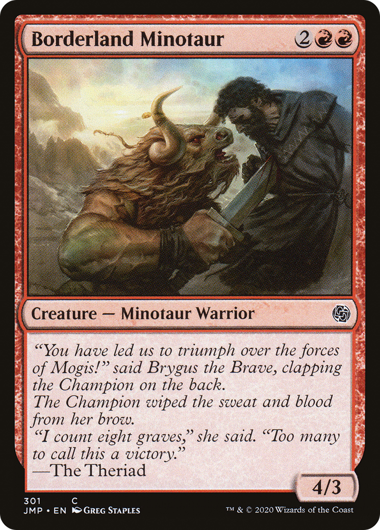 Borderland Minotaur (JMP-301) - Jumpstart