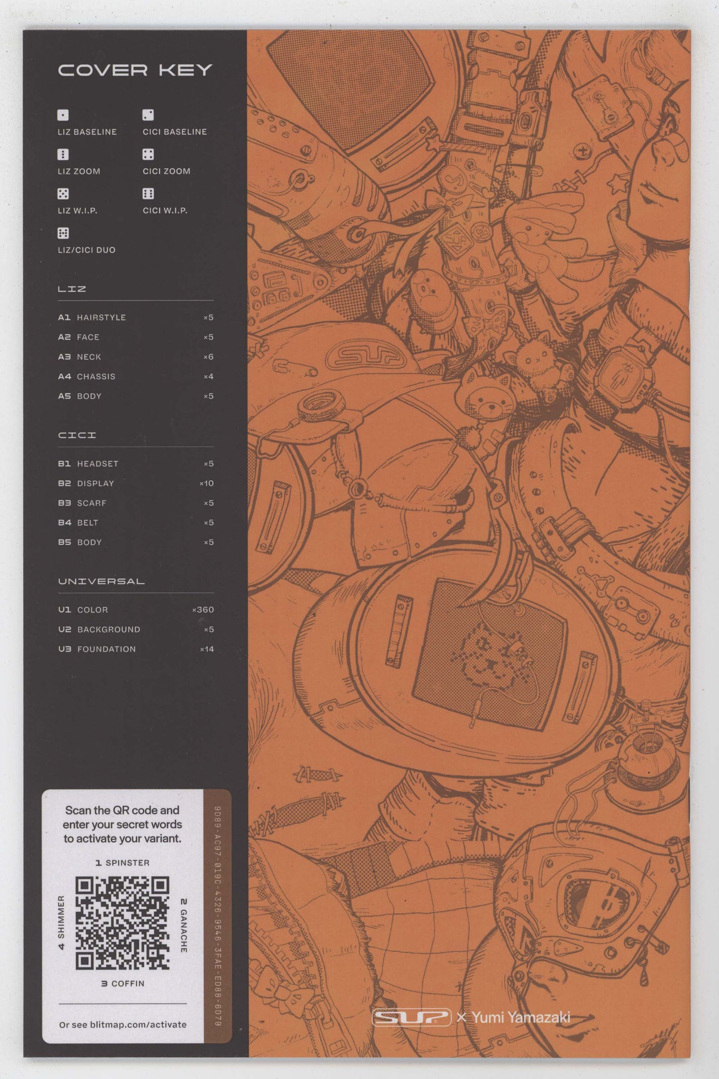 BLITMAP #1 (OF 6) Opened Orange
