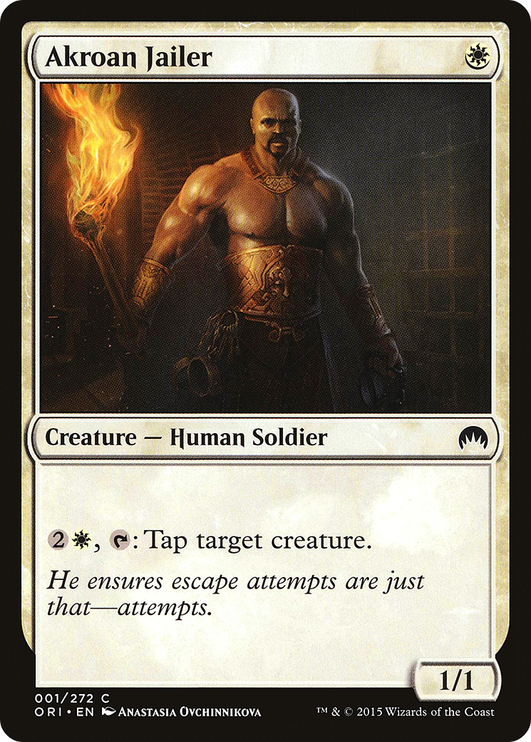 Akroan Jailer (ORI-001) - Magic Origins