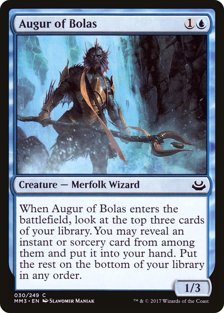 Augur of Bolas (MM3-030) - Modern Masters 2017 Foil
