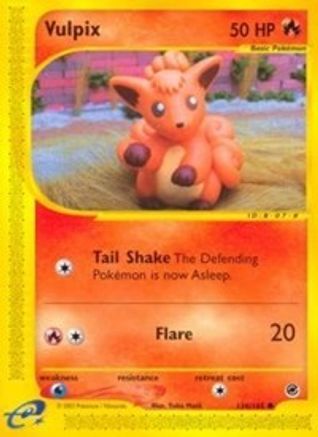 Vulpix 136/165 - Expedition Reverse Holofoil