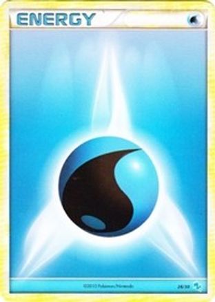 Water Energy (#) 002 - HGSS Trainer Kit Gyarados & Raichu