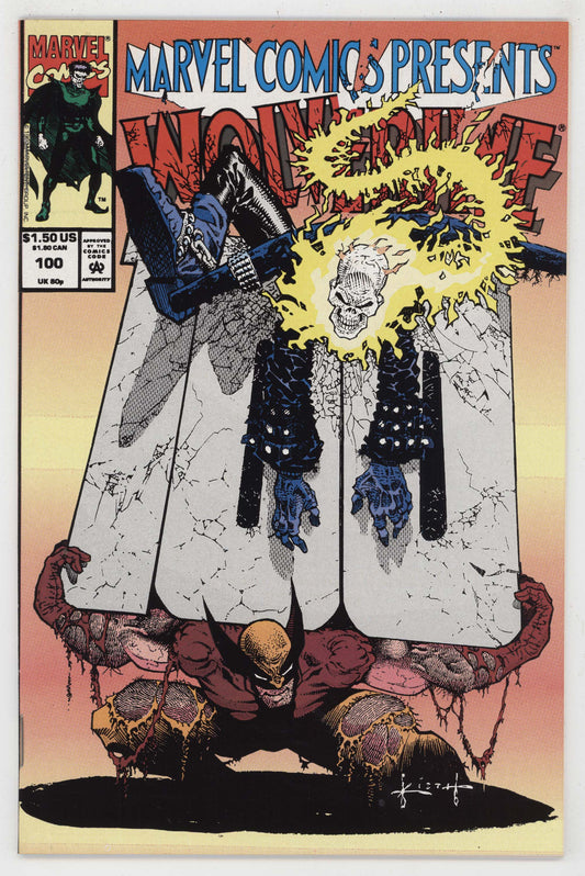 Marvel Comics Presents 100 1992 NM+ 9.6 Wolverine Ghost Rider Sam Kieth