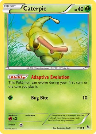 Caterpie 001/106 - XY Flashfire