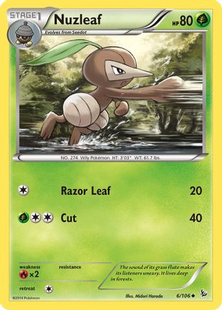 Nuzleaf 006/106 - XY Flashfire