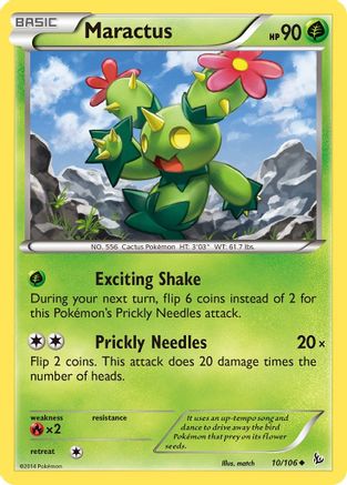Maractus 010/106 - XY Flashfire